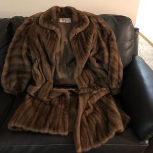 Lanvin Paris Fur Coat